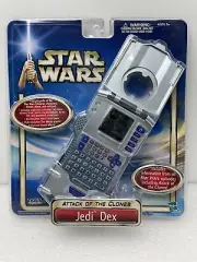 STAR WARS JEDI DEX ATTACK OF THE CLONES TIGER ELECTRONICS 2002 TOYS R US STICKER
