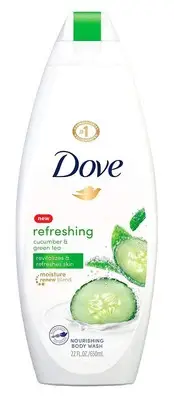 Dove go fresh Body Wash Cucumber and Green Tea 22 oz ( Pack of 6)