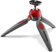 [Manfrotto] Pixi MTPIXIEVO-RD Lightweight Evo 2-Section Mini Tripod, Light and Compact, Red