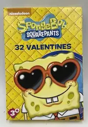SpongeBob SquarePants Valentines Nickelodeon 32 Ct / Unopened