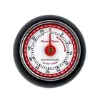 Dulton Magnetic Metal Mechanical Kitchen Timer - BLACK - Retro Cooking Timer