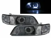 Cefiro A32 1995-1998 Guide LED Halo Projector Headlight Chrome US for NISSAN LHD