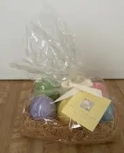 Pottery Barn Easter Egg Candles Set of 6 NEW