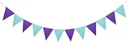 Party Decorations 2.5m Multicolor Garlands Cotton Bunting Banners Pennant Baby Shower Wedding Party Decoration Garland Flags (Color : B13)