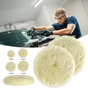 Polishing pad Natrual Wool Hook & Loop Grip Buffing Pad for Compound Cutting
