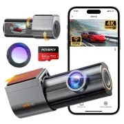 Dash Cam Front 4K, Built-in 5GHz WiFi with CPL, Car Camera Dashcam with UHD 2...