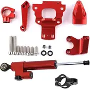 WILRAY CNC Aluminum Motorbike Adjustable Motorcycles Steering Stabilize Damper Bracket Mount Kit for K&awasaki Z650 Z 650 2017 2018