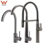 WELS Pull Out Swivel Kitchen Sink Tap Laundry Tall Basin Mixer Faucet Gun Metal