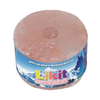 New! LIKIT HIMALAYAN ROCK SALT REFILL 2.2 pounds For Likit Horse Holder minerals