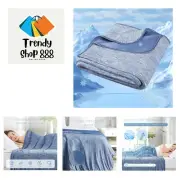 Cooling Blanket King Absorbs Heat to Keep Body Cool for Hot Sleepers,Soft, Br...
