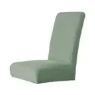 Chair Slipcover Solid Color Smooth to Touch Ultra-thick Dining Room Chair Cover