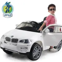 在飛比找Yahoo!奇摩拍賣優惠-【鉅珀】原廠授權“貝瑞佳 BMW X6”造型雙馬達款兒童電動