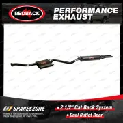 Redback 2 1/2" Cat Back System Dual Outlet Rear for Holden Calais Commodore VS