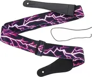 HONITANO Durable Guitar Shoulder Strap for Acoustic Electric Bass and Ukulele Stylish and Practical Design Reduces Shoulder Pressure Wear Resistant and Stretch Resistant for Musicians