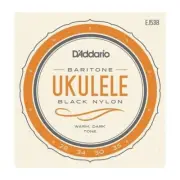 D'Addario Ukulele Strings Black Nylon EJ53B Uke Baritone