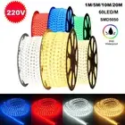 220V-240V 5050 LED Strip Lights RGB Flexible Tape Rope Light Waterproof 5M 10M