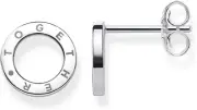 Thomas Sabo Women Earring Studs White Zirconia Pearl 925 Silver H1861-030-14