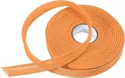 sourcing map 3/4 Inch Single Fold Bias Tape Polyester Continuous Bulk Bias Tape for Sewing, Seaming Quilting Hemming Binding Crafts (Orange 25 Yards)