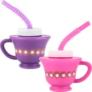 Tea Party Novelty Cup with Straw