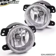 Fit For 2010-2018 Jeep Wrangler Cherokee Dodge Journey Charger Fog Light Lamps (for: Jeep)