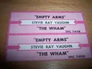 2 Stevie Ray Vaughn Empty Arms / The Wham Jukebox Title Strips
