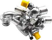 11537534521 Car Engine Upgrade Aluminum Thermostat Housing Assembly 2007-2013 Compatible ForMini Cooper Countryman Paceman 1.6L Auto Parts