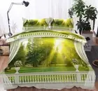 Forest Pine Tree 3D Printing Duvet Quilt Doona Covers Pillow Case Bedding Sets