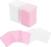 400Pcs Glue Cleansing Pads for Lash Extensions Professional Glue Wiping Cloths Safe and Friendly for Removing Glue Residue