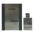 Al Haramain Amber Oud Carbon Edition for Men Eau de Parfum Spray, 2.0 Ounce