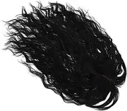 ADOCARN Hair Piece for Women Short Curly Wig with Bonnet Natural Human Hair Wig Fashionable and Lightweight Replacement