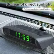 Solar Car Digital Clock Temperature Display Auto Electronic Screen Temperature