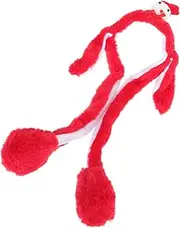 [Ipetboom] 1pc Headband Christmas Scarf for Boys Xmas Theme Hairband Fluffy Snowman Hat Hair Accessories for Rabbit Decor Decor Red Christmas Decor Xmas Performance Hair Wear Plush