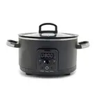 GreenPan 6-in-1 4QT Electric Ceramic Slow Cooker with Glass Lid, Multifunctio...