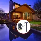Warm White Solar String Lights for Christmas Holiday Outdoor Decor