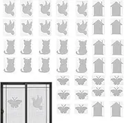 Screen Door Patch - 40X Window Screen Repair Tape,Replacement Heavy-Duty Protector with Patterns for Screening Maintenance Tent Patio Porch RV