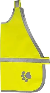 Reflective Dog Vest - Fluorescent Dog Vest - Adjustable Pet Training Gear for Walking Hiking Security Service for Small Medium Large Breeds