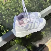 Adidas Originals ZX 1K Boost White Violet Tone Women's Athletic Shoes H02939