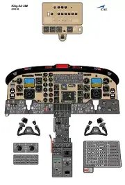 Beechcraft King Air 350 efis 85 Cockpit Training Poster 24in x 36in