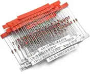 Chanzon 34 Values 0.5W Zener Diode Assorted Kit (2V 2.2V 2.4V 2.7V 3V 3.3V 3.6V