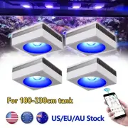PopBloom 4PCS RL90 WiFi Reef LED Aquarium Light for 180cm Marine Reef Coral Grow