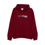 [Calvin Klein] Calvin Klein Logo-print Hoodie M RED