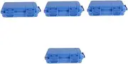 [HOMSFOU] 4pcs Box Shockproof Mobile Case Dry Box Reusable Airtight Organizer for Hiking Beach Wilderness