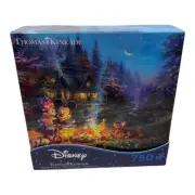 Thomas Kinkade Disney Collection Mickey & Minnie Campfire Jigsaw Puzzle, 750 Pcs
