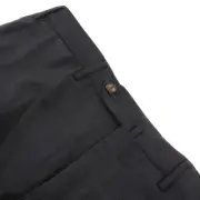 PT01 NWT Flat Front Dress Pants Size 50 34 US Dark Gray Small Pattern Wool Blend