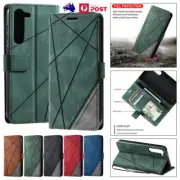 Wallet Case Flip Leather Cover For Samsung S25 Edge S24 S23 FE S22 S21 S20 Ultra