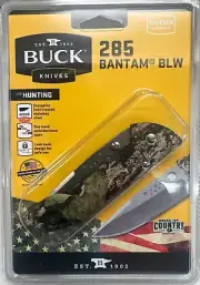 New Buck 285 Bantam BLW Breakup Country Mossy Oak Folding Blade Knife 285CMS24-C