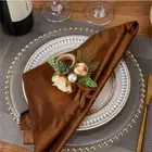 Set of 6 Artisanal Double Rose Napkin Rings Napkin Holders Table Accent