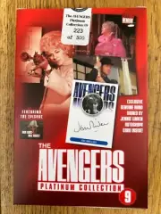 THE AVENGERS PLATINUM COLLECTION 9 BOX BASE SET & JENNY LINDEN AUTOGRAPH
