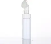 30 PCS Clear Soap Foaming Bottles Equipped with Silicone Foam Massage Brush Heads Refillable Containers for Bathroom, Travel. Suitable for Lotion, Facial Cleanser Pump Dispensers (Clear,100ml)