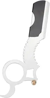 minkissy Manual Hair Clipper Vintage Beard Shaver Barber Razor Eyebrow Razor Gentle on Skin Easy Shaving Barber Tool for Father Son